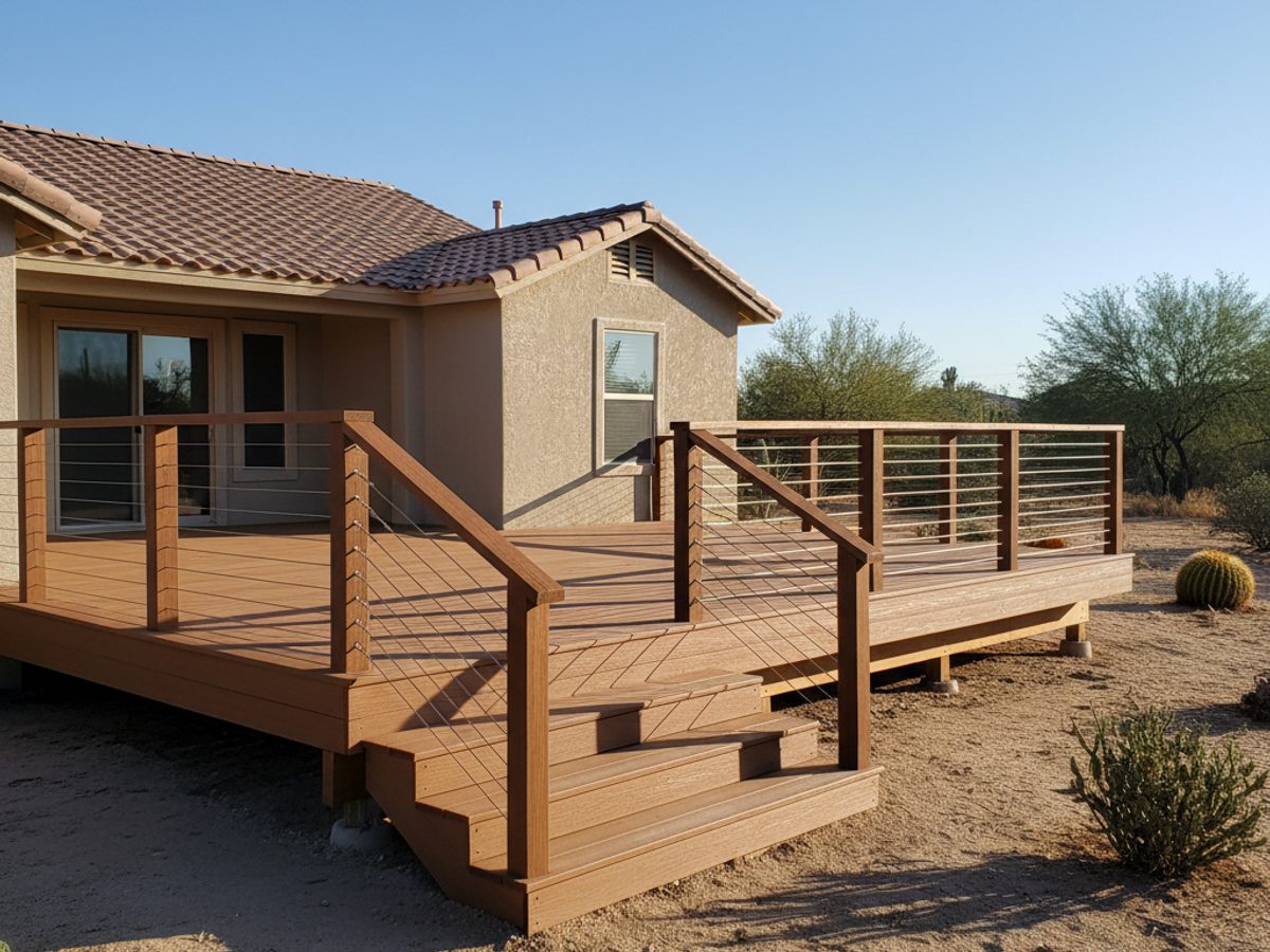 Composite Decking Installation completed by Infinite Deck Company in Paradise, NV