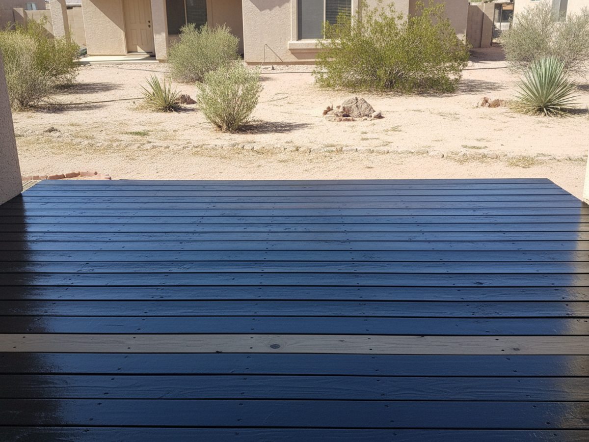 Deck Railing Repair & Installation completed by Infinite Deck Company in Sunrise Manor, NV