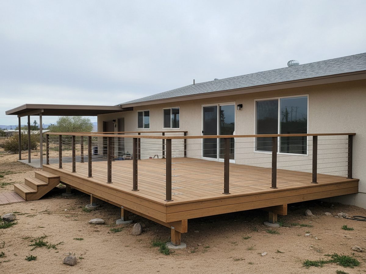Deck Staining & Sealing completed by Infinite Deck Company in North Las Vegas, NV