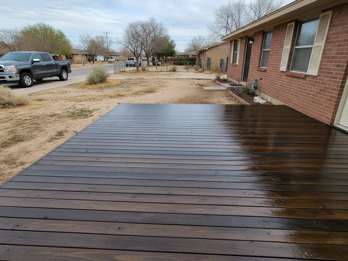 Custom Deck Design completed by Infinite Deck Company in Las Vegas, NV