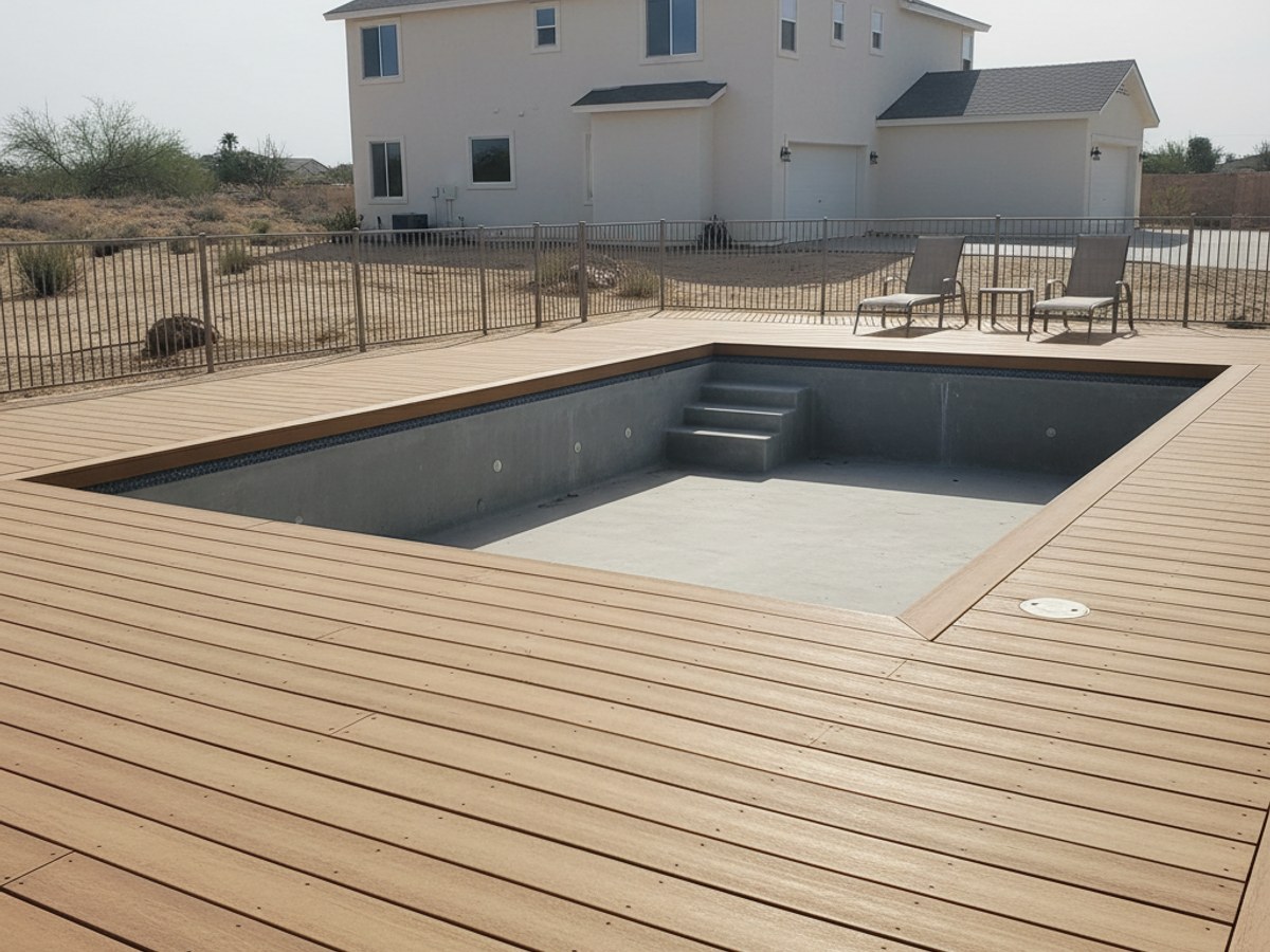Composite Decking Installation completed by Infinite Deck Company in Henderson, NV