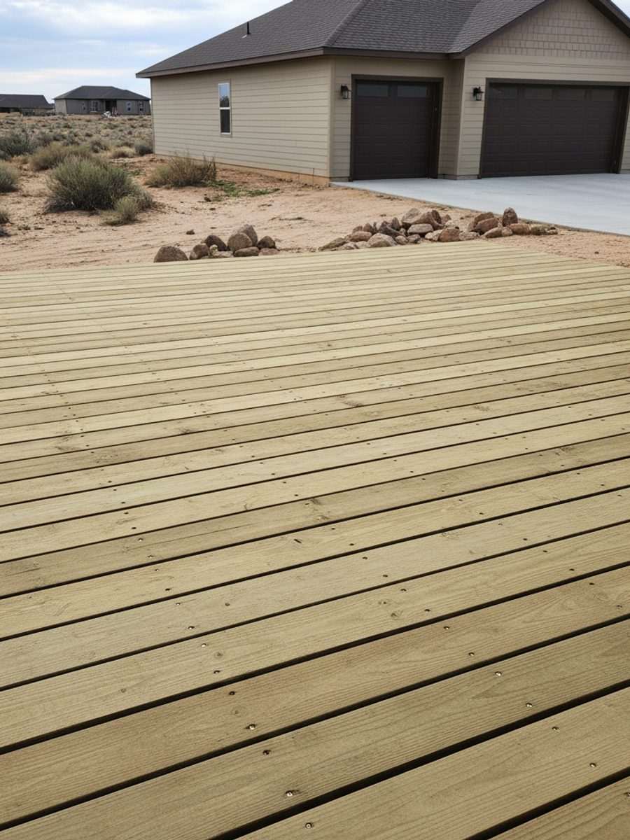 Deck Railing Repair & Installation completed by Infinite Deck Company in Spring Valley, NV