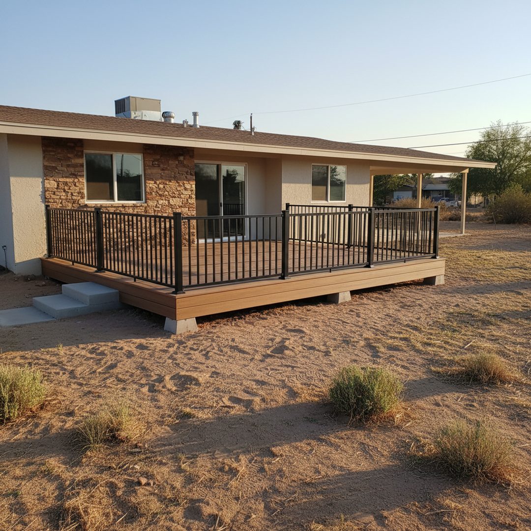 Deck Installation completed by Infinite Deck Company in Boulder City, NV
