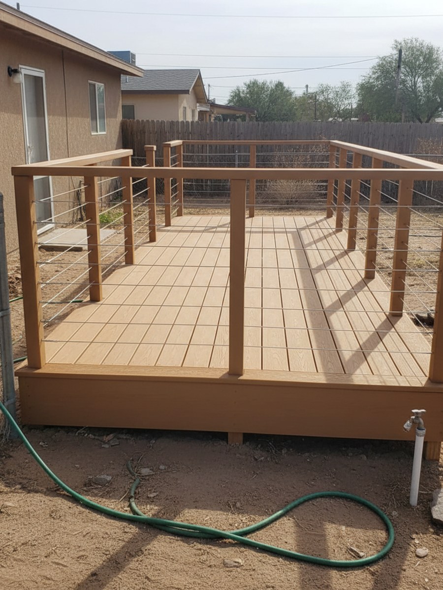 Deck Repair completed by Infinite Deck Company in Moapa Valley, NV