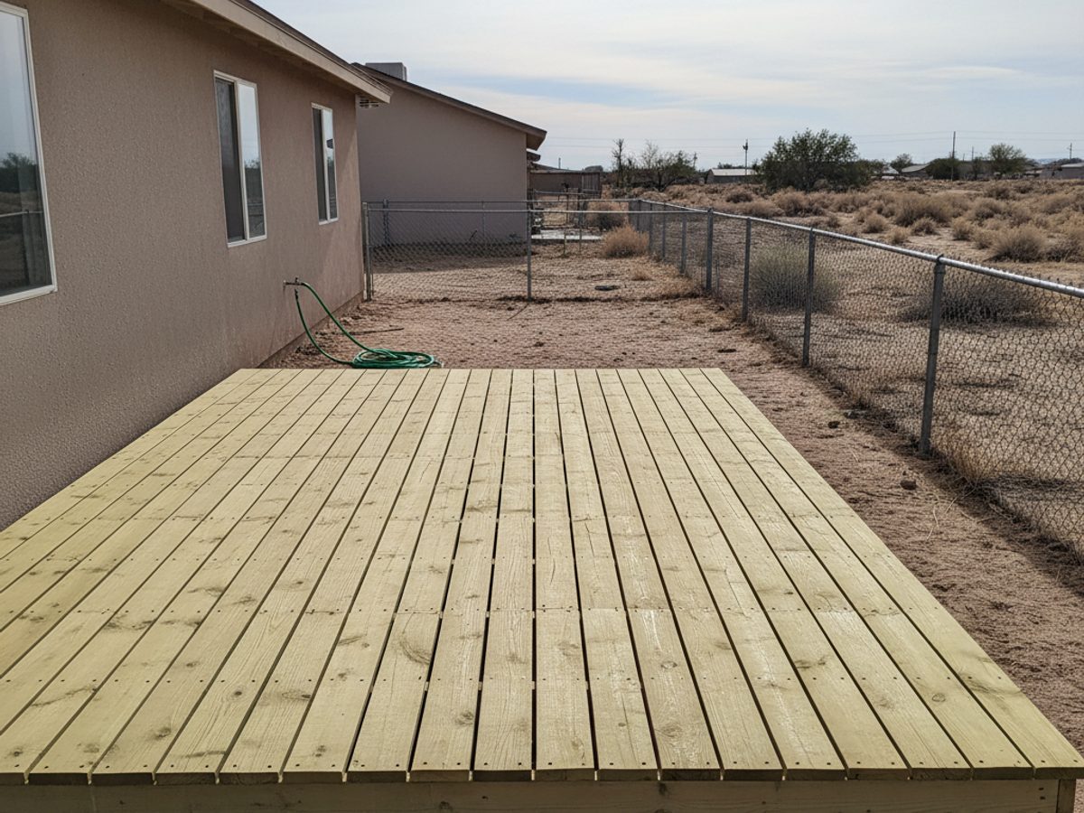 Composite Decking Installation completed by Infinite Deck Company in North Las Vegas, NV
